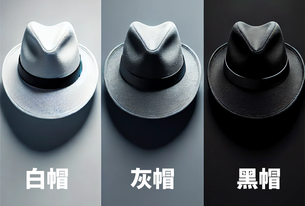 白帽、灰帽、黑帽SEO